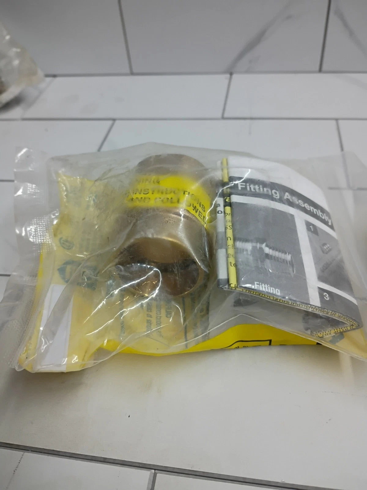 2pk Home-Flex 811000350107 CSST x FIPT Female Adapter 1" Brass New Open Box