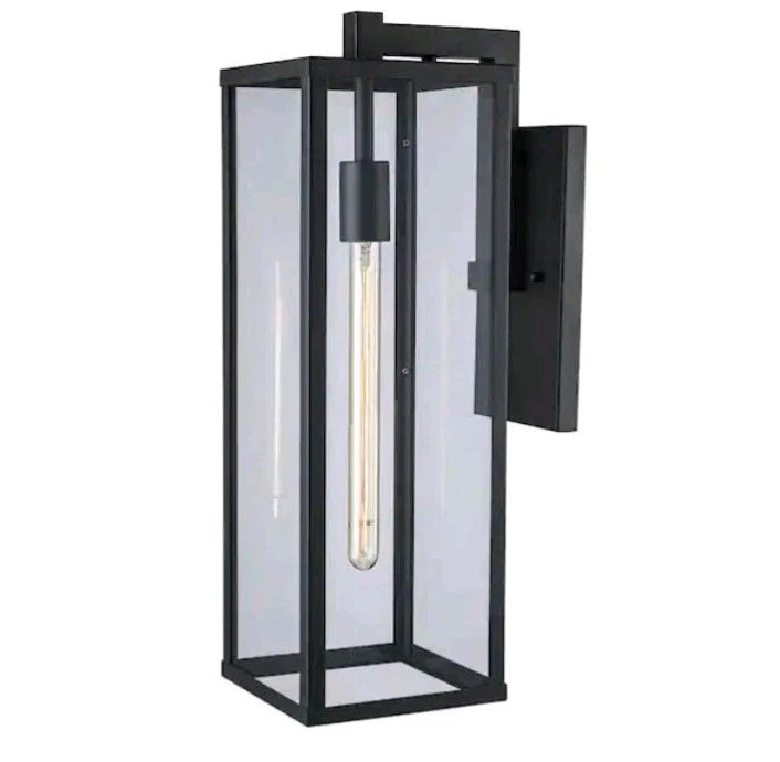 Trans Globe Lighting 40752 Oxford 1 Light 22-1/2" Tall Outdoor - Black Open Box