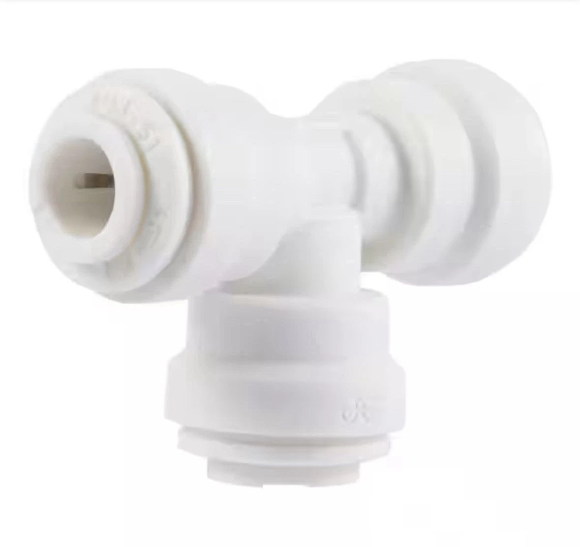 6- Pack JOHN GUEST 1/4 in. O.D. Push-To-Connect Polypropylene Tee Fitting