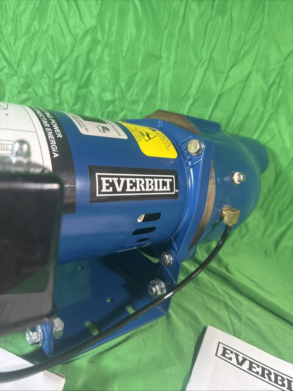 Everbilt Shallow Well Jet Pump Cast Iron 1/2HP HDSWJ5 Excellent Condition Tested