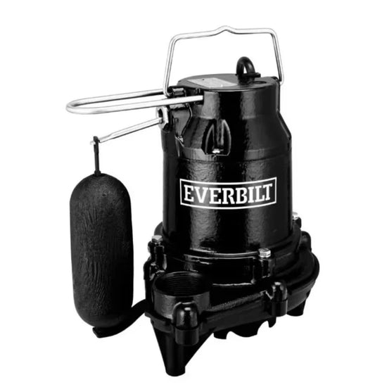 Everbilt 1/3 HP Cast Iron Submersible Sump Pump New-Open Box
