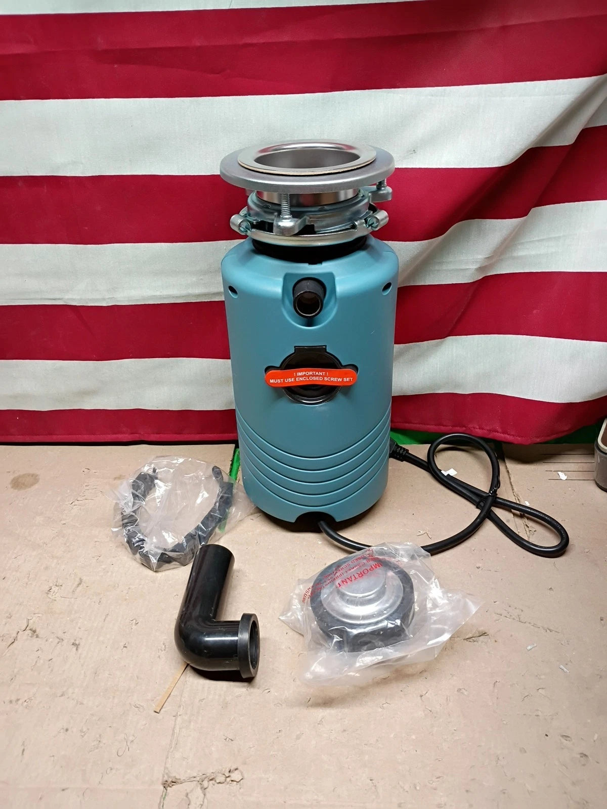 Glacier Bay 1HP GB1000-SL Turbo GrindMax Garbage Disposal