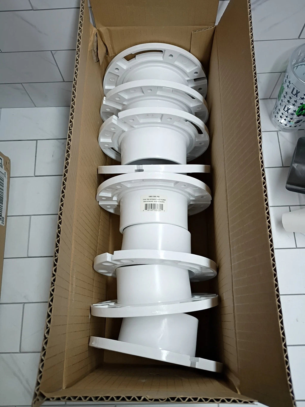 8pk Oatey 1003 308 388 Closet Flange Toilet Flange, New Open Box
