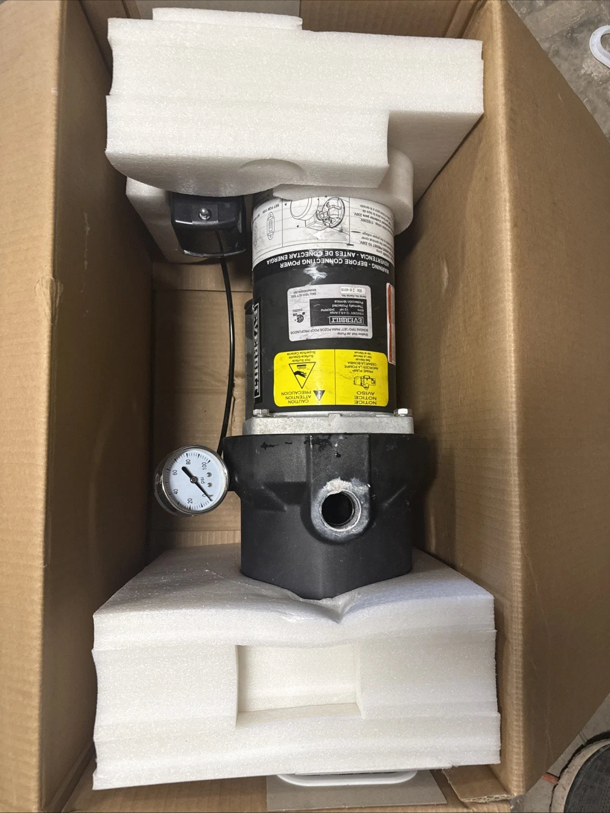 Everbilt Shallow Well Jet Pump Plastic 3/4HP HDSWJ7P For Parts