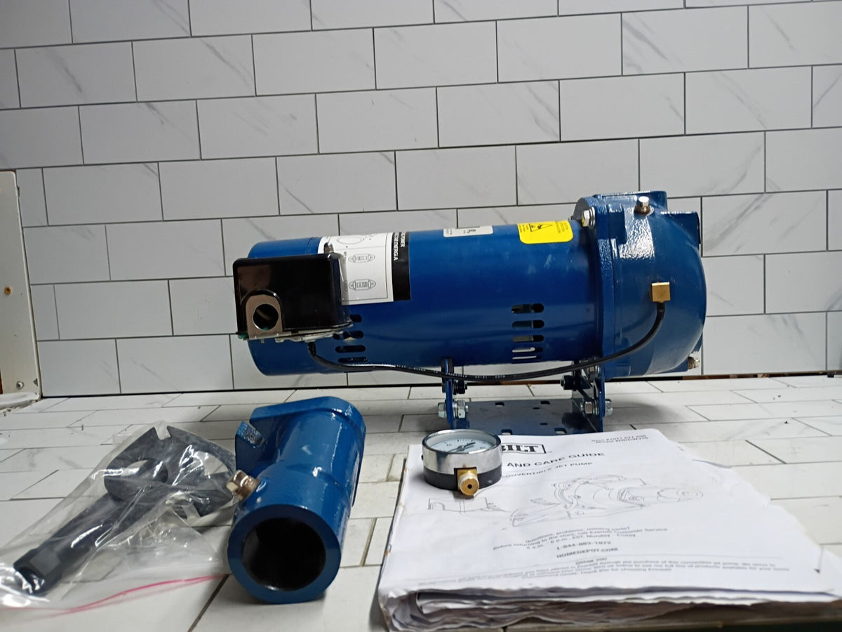 Everbilt HDCWJ10, 1 HP Professional Convertible Jet Pump  PARTS ONLY READ