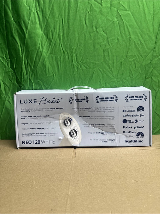 LUXE Bidet NEO 120 - Self-Cleaning Nozzle, Fresh Water Non-Electric Bidet