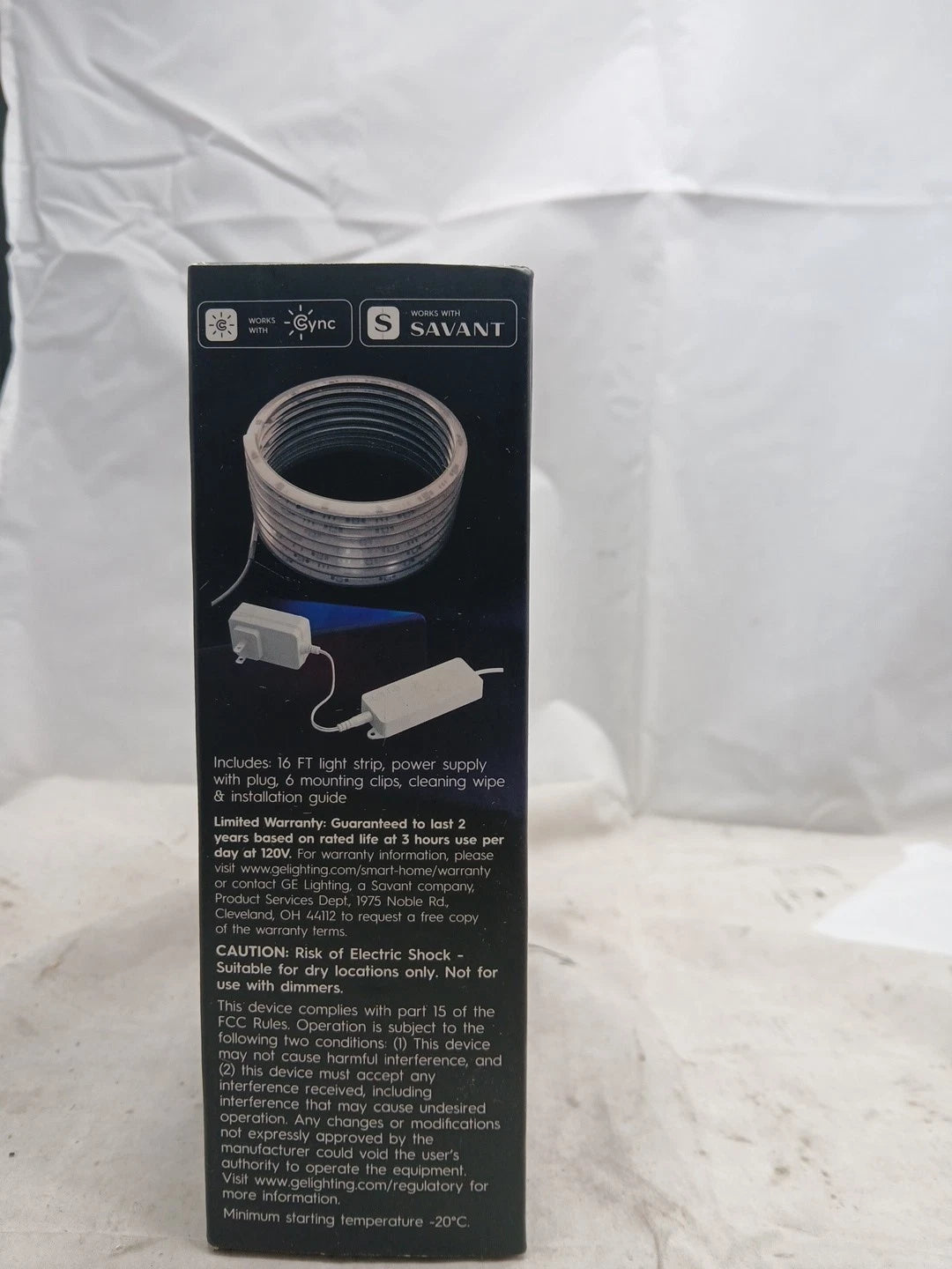 GE Cync Dynamic Effects Smart Light Strip 16 Ft New