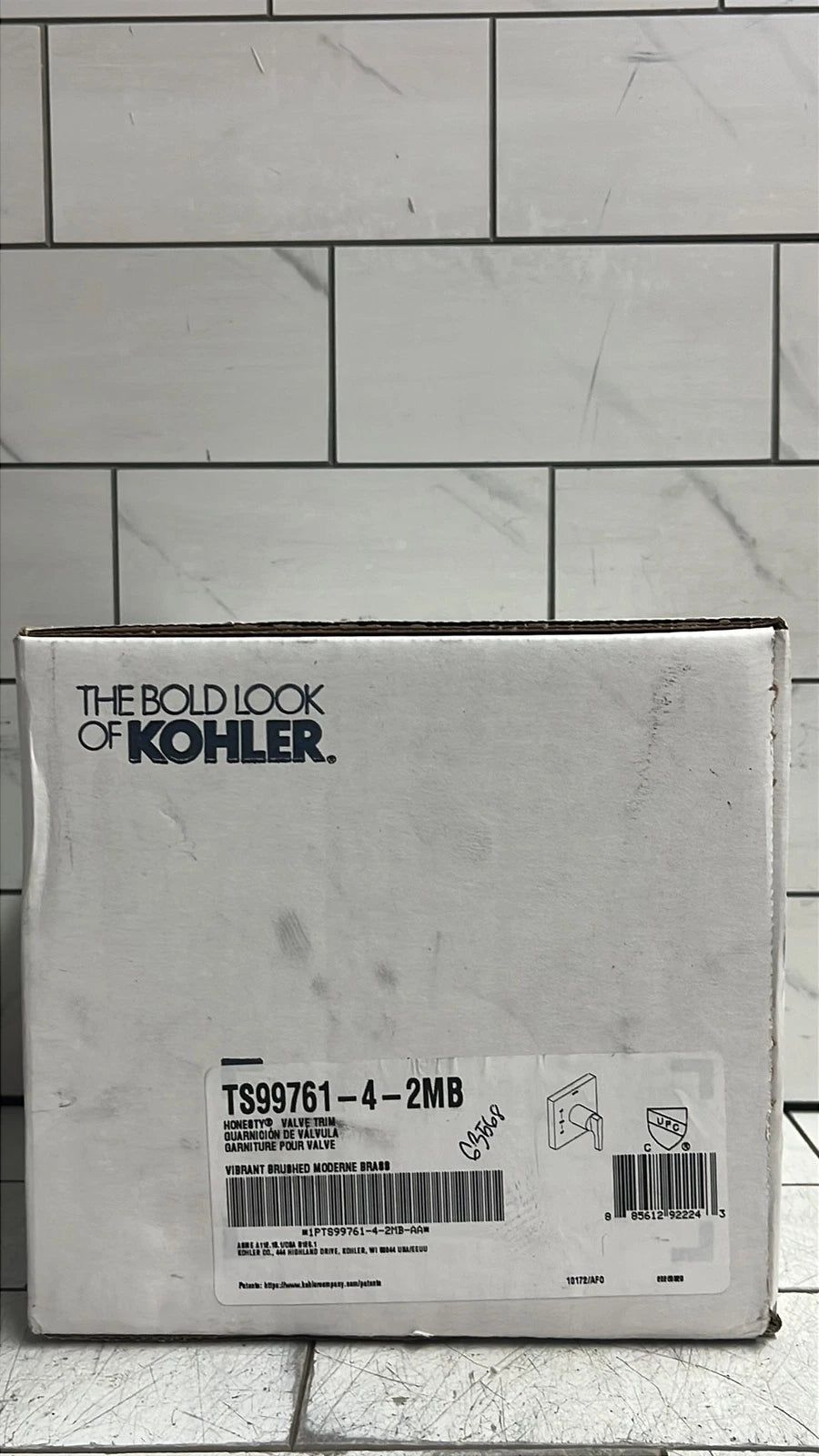 Kohler Honesty TS99761 1Handle Valve Trim Kit Vibrant Brushed Moderne Brass NEW