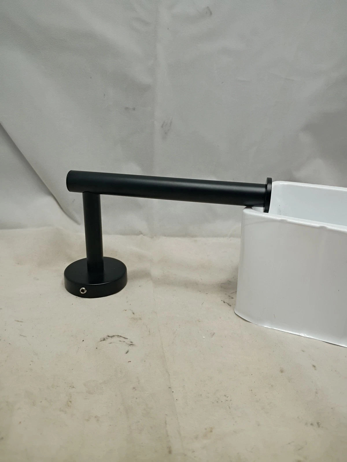 Kohler Elate Wall Mounted Euro Toilet Roll Holder 27292-BL, Matte Black Ob