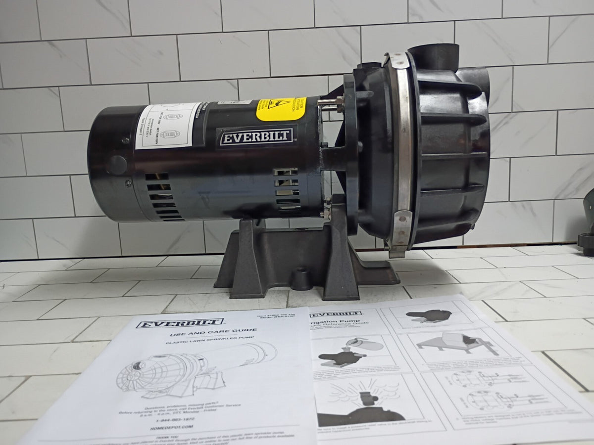 Everbilt HDLS15P, Lawn Irrigation Pump Plastic 1-1/2HP OPEN BOX READ DISCRIPTION