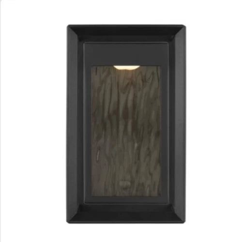 Studio Urband Small 1-light Textured Black Outdoor Integrated LED Wall Open Box
