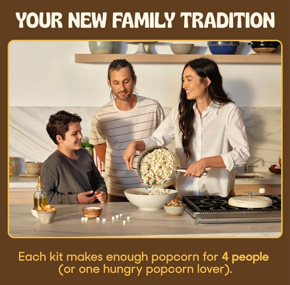 Mint Stovetop Popcorn Machine - 6 Quart, 10 Popcorn Kits