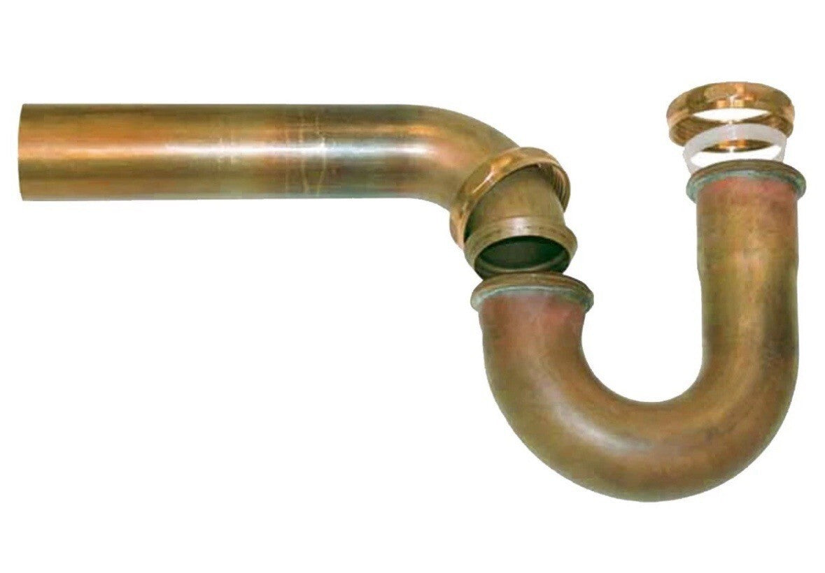 D400graw 11/2" 17 Ga. Tubular Ground Joint Ptrap With Bell Flange Unfinish
