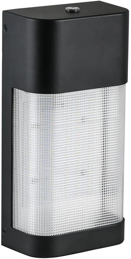 Commercial Electric 19-Watt Black Outdoor Integrated LED Classic Wall Pack Light