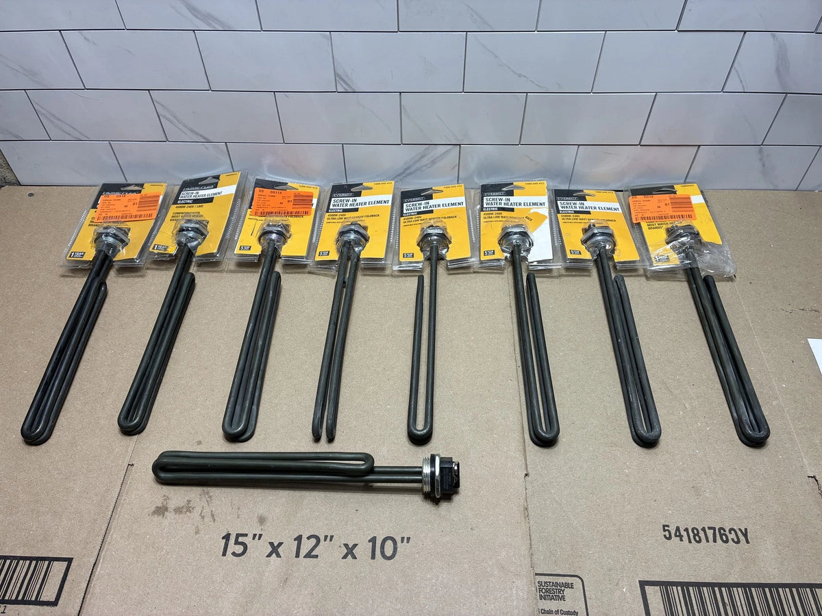9PK 4500-Watt/240-Volt Low-Watt Density Watt Fold-Back Screw-In Stainless Steel