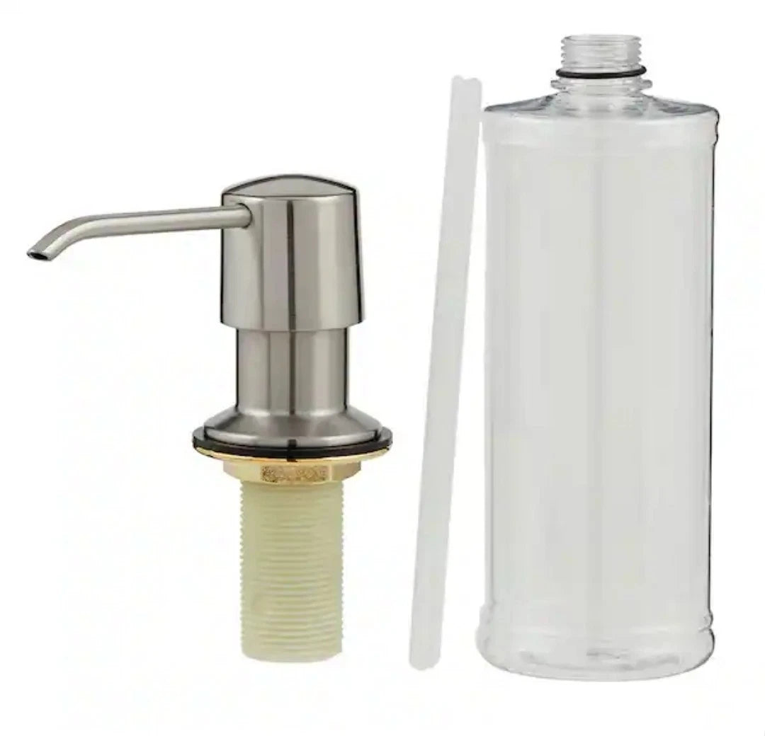 Glacier Bay Bathroom Sink Mount Liquid Soap Dispenser Nickel 1001 573 330 NEW