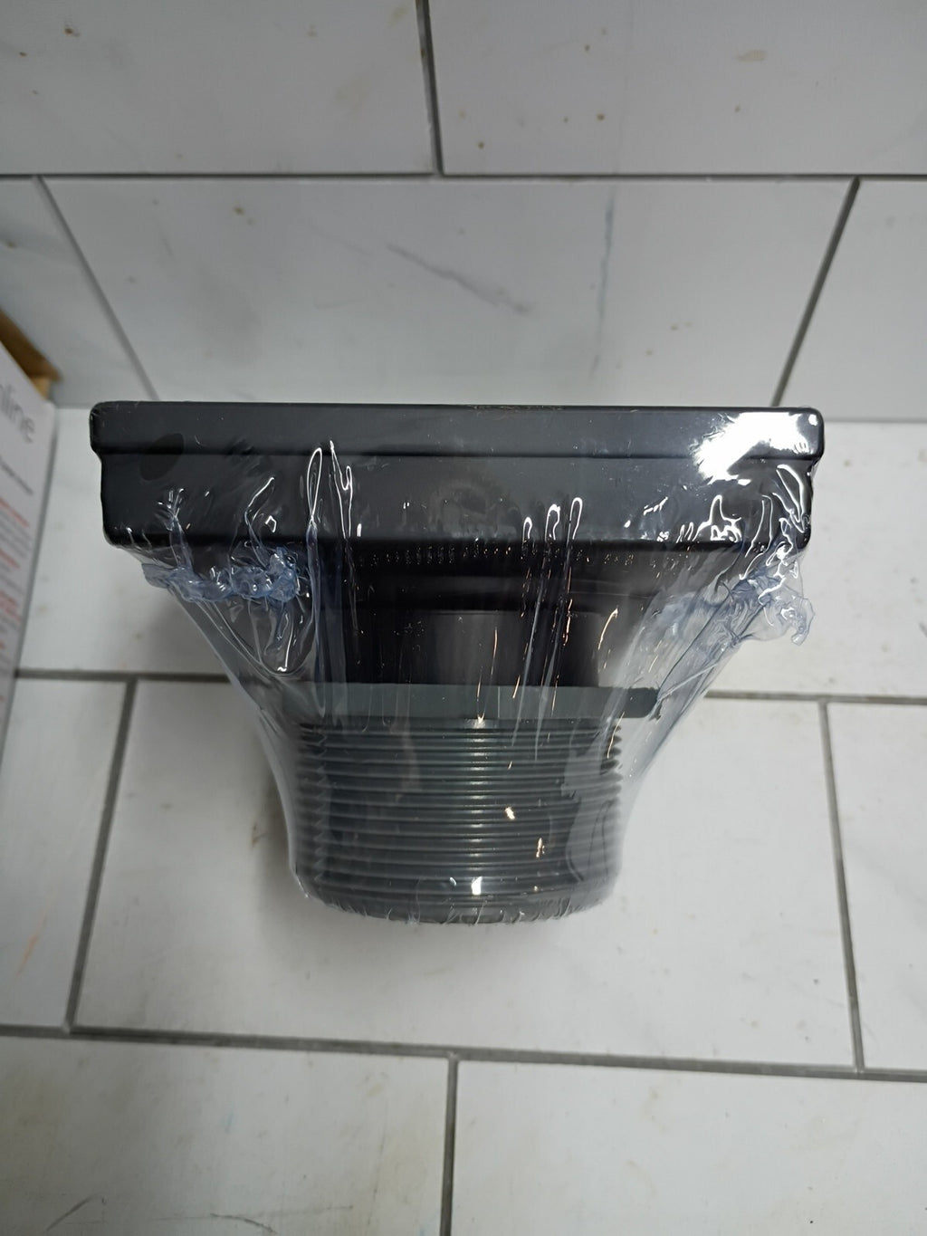 Oatey Designline 4" x 4" Square Matte Black Decorative Shower Drain Grate OB