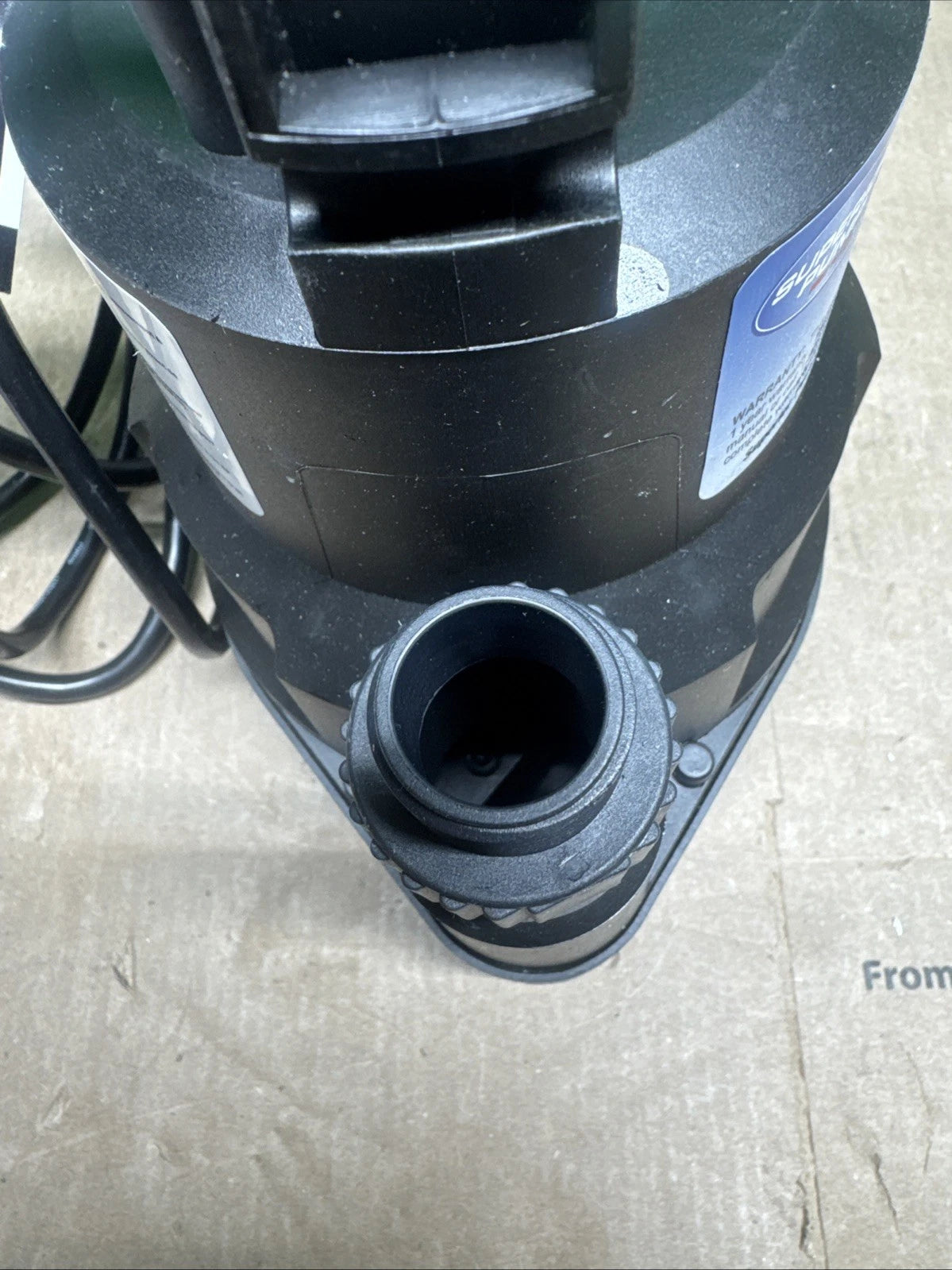 Superior Pump 1/6 HP Submersible Thermoplastic Oil-Free Utility Pump