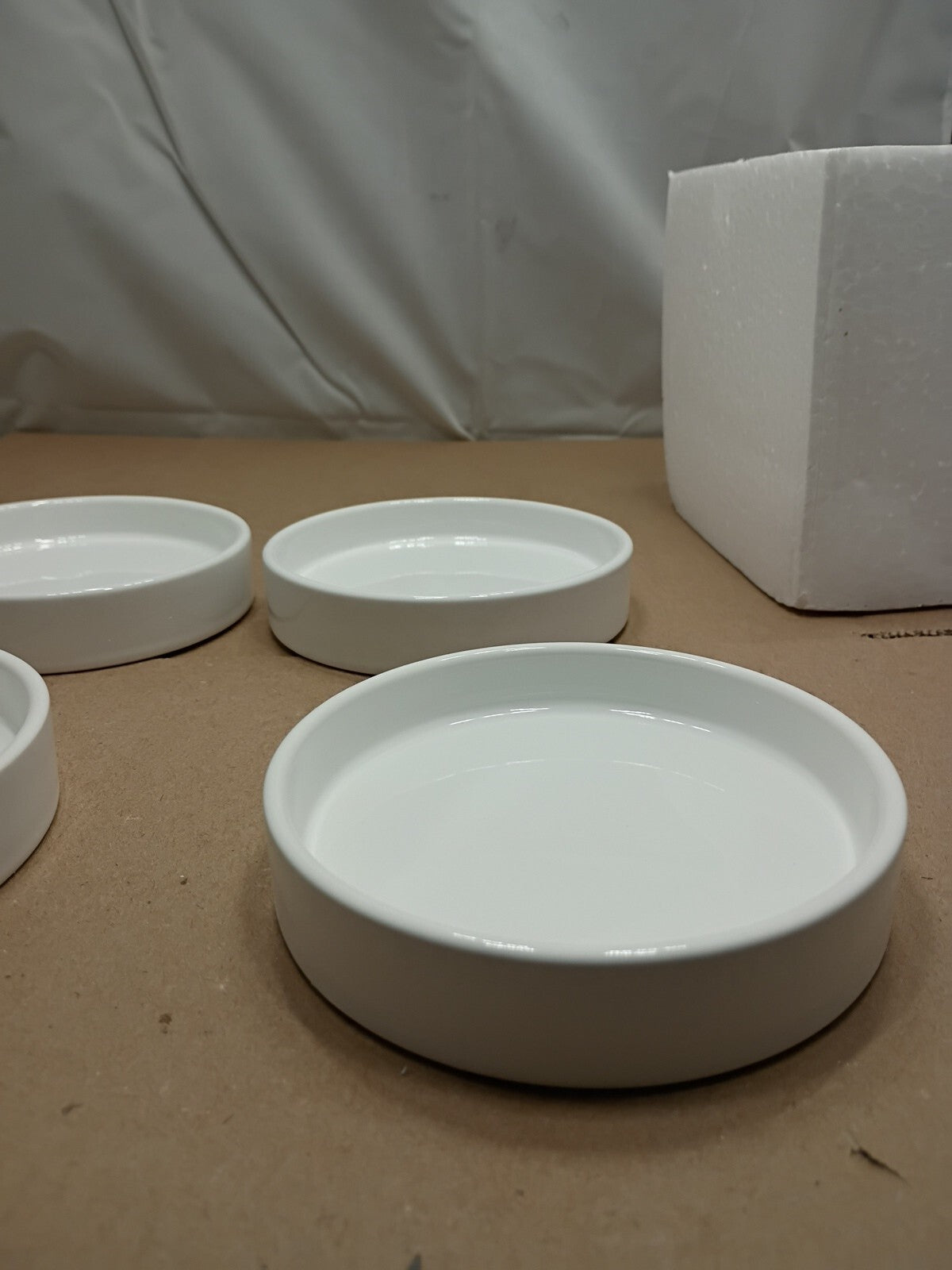 4Pack Ceramic Plant Saucer Pot Tray Planter Saucers
