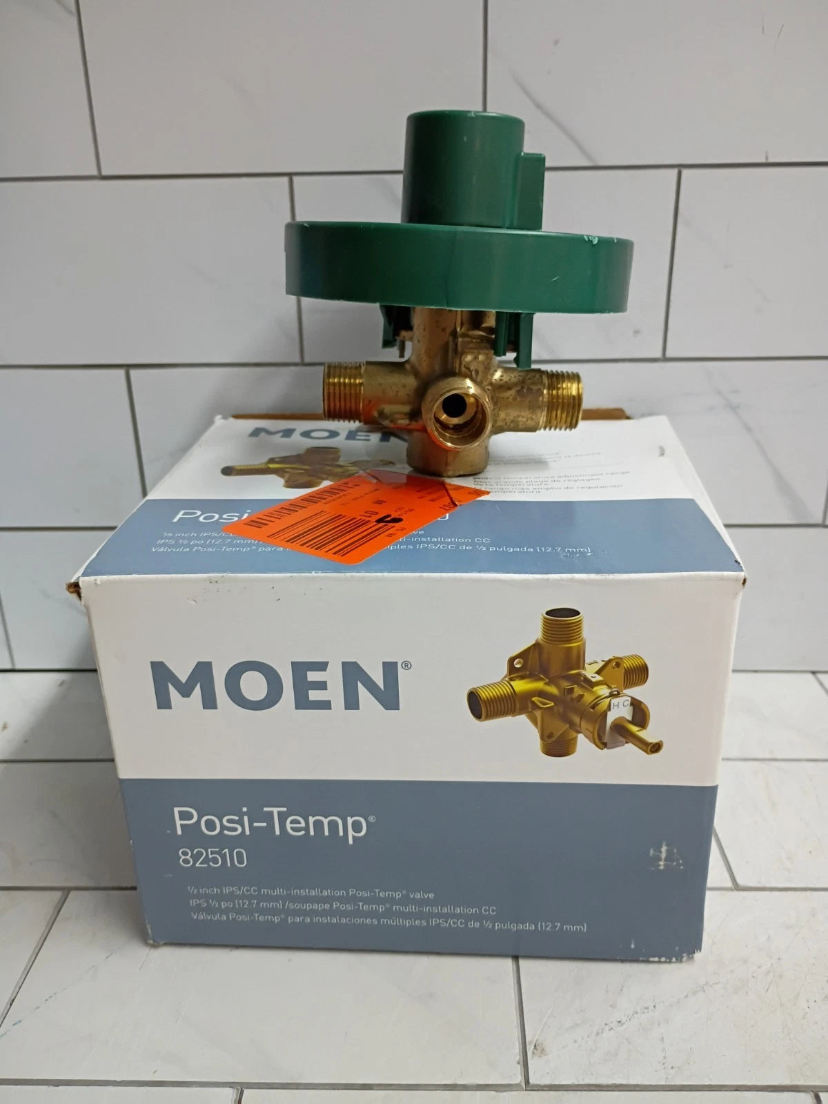 Moen 82510 1/2 Inch Posi-Temp Pressure Balanced Rough-In Tub/shower Valve, OB