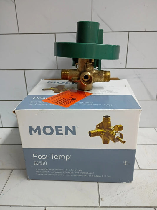 Moen 82510 1/2 Inch Posi-Temp Pressure Balanced Rough-In Tub/shower Valve, OB