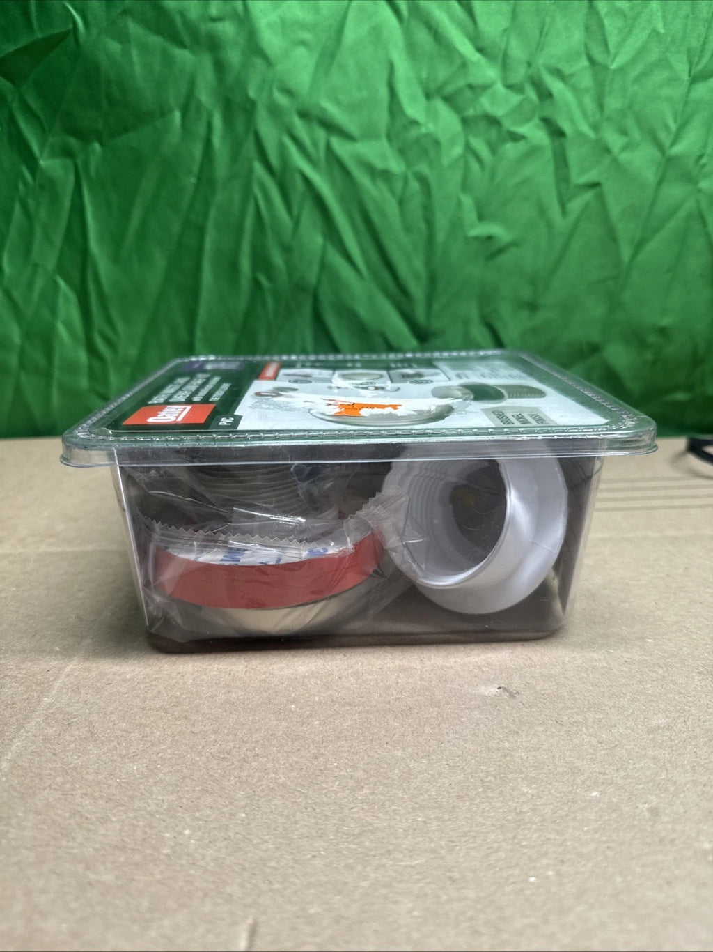 Oatey Touch Toe Sch. 40 PVC Bath Waste Half Drain Kit in Brushed Nickel