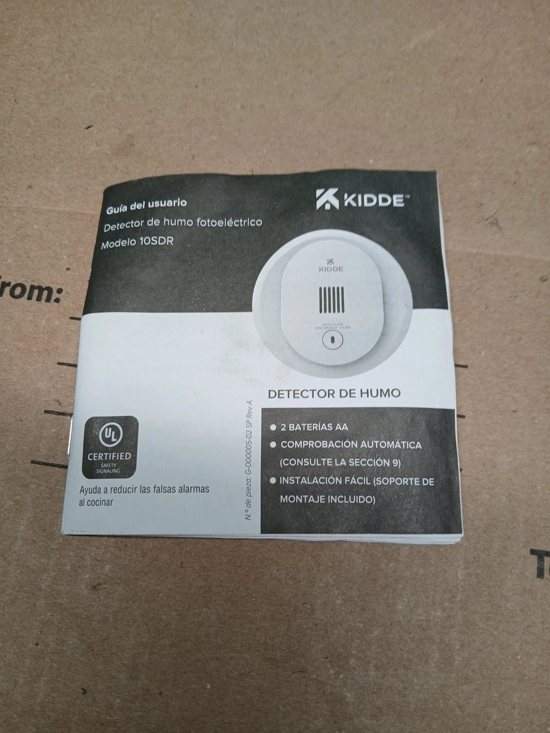 3pck KIDDE Detect Smoke Alarm -Compact 4" Design for Small Spaces- Model #10SDR