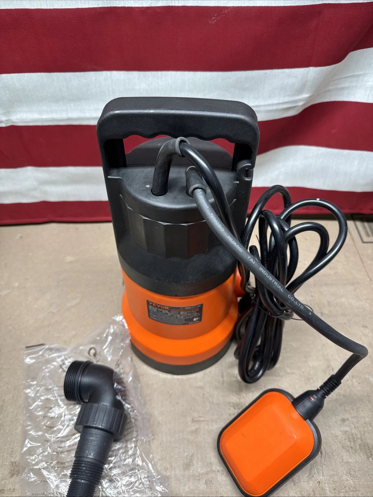 VEVOR Utility Pump, 1 HP, 4000 GPH High Flow, 31 ft Head….