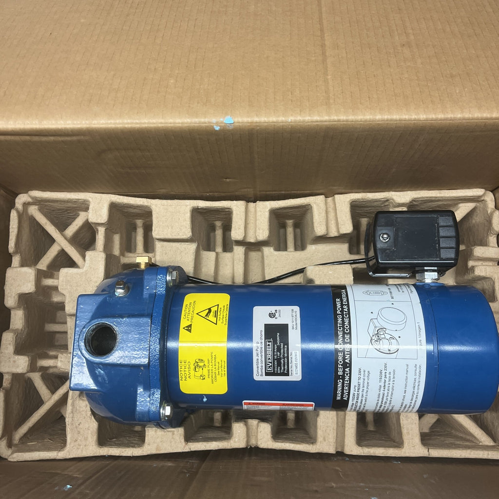 Everbilt HDCWJ10, 1 HP 115/230 Volt Professional Convertible Jet Pump PARTS ONLY