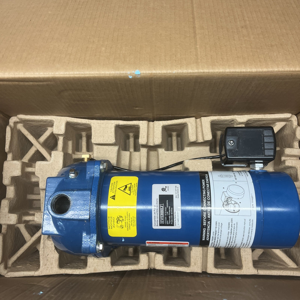 Everbilt HDCWJ10, 1 HP 115/230 Volt Professional Convertible Jet Pump PARTS ONLY