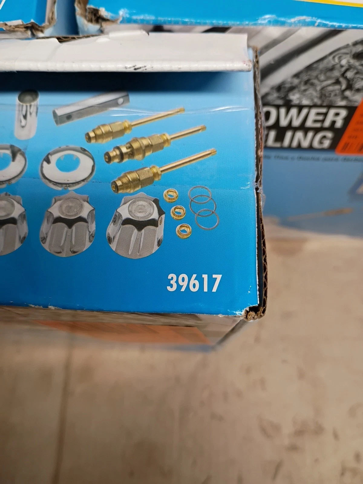 3Pk DANCO 39617 GERBER 3 HANDLE TUB SHOWER FAUCET REMODEL REBUILD FULL KIT, OB,