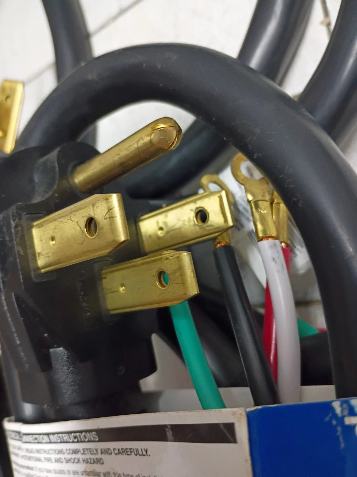 (8 Pack) Electric Range Cord, 40 Amps 4-Prong Wire Open Box