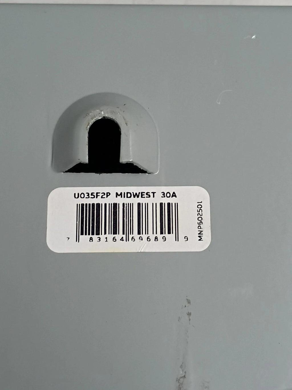 Midwest U035F2P Electric Products 30-Amp 120/240V Fused AC Disconnect OB READ