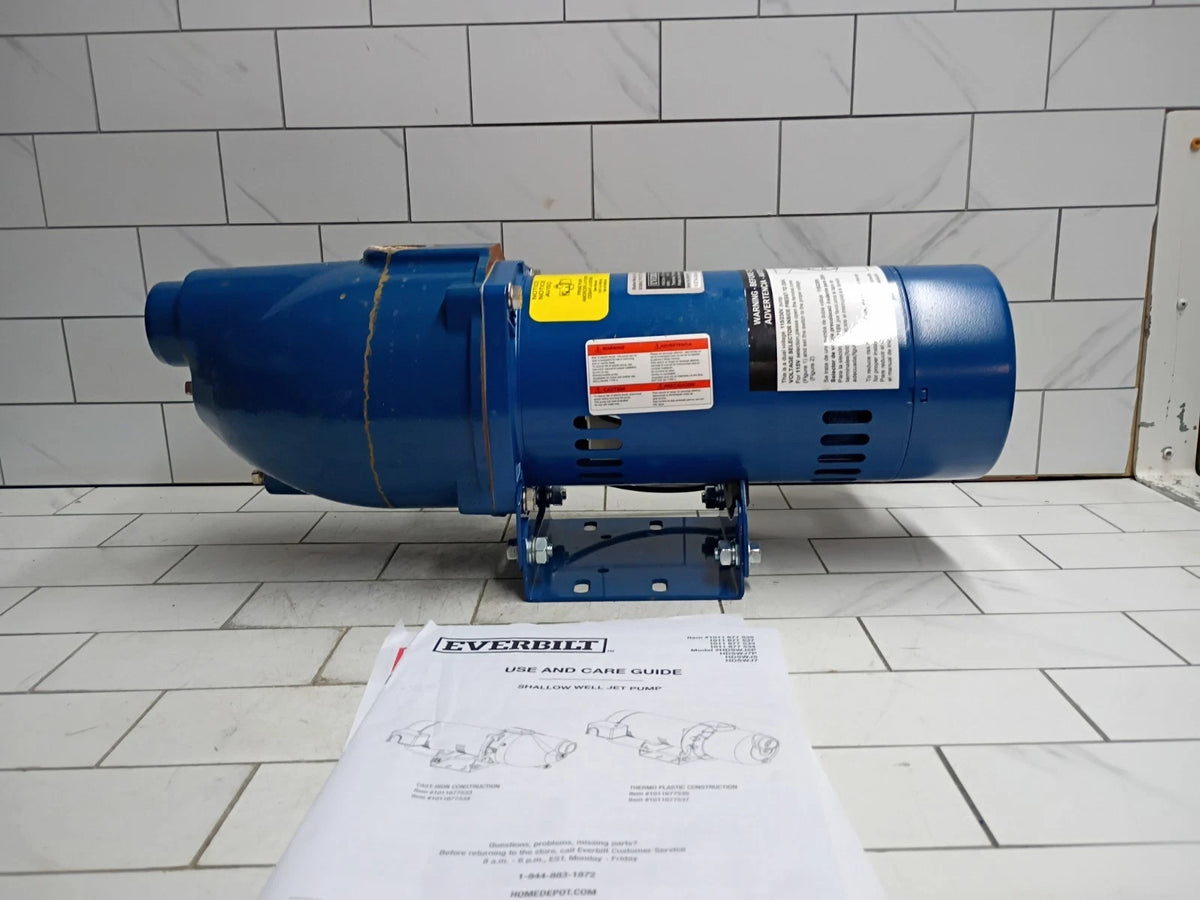 Everbilt HDSWJ7 3/4 HP Cast Iron Shallow Well Jet Pump *Parts Only*