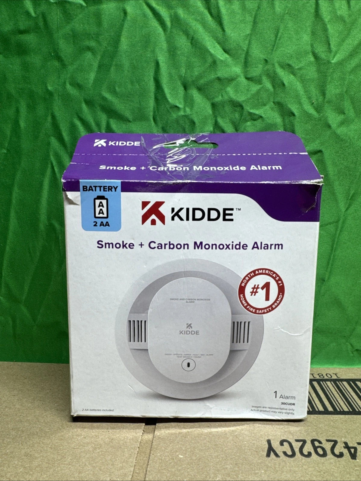 Kidde Detect Smoke & Carbon Monoxide Alarm Battery Operated (Included) 30CUDR
