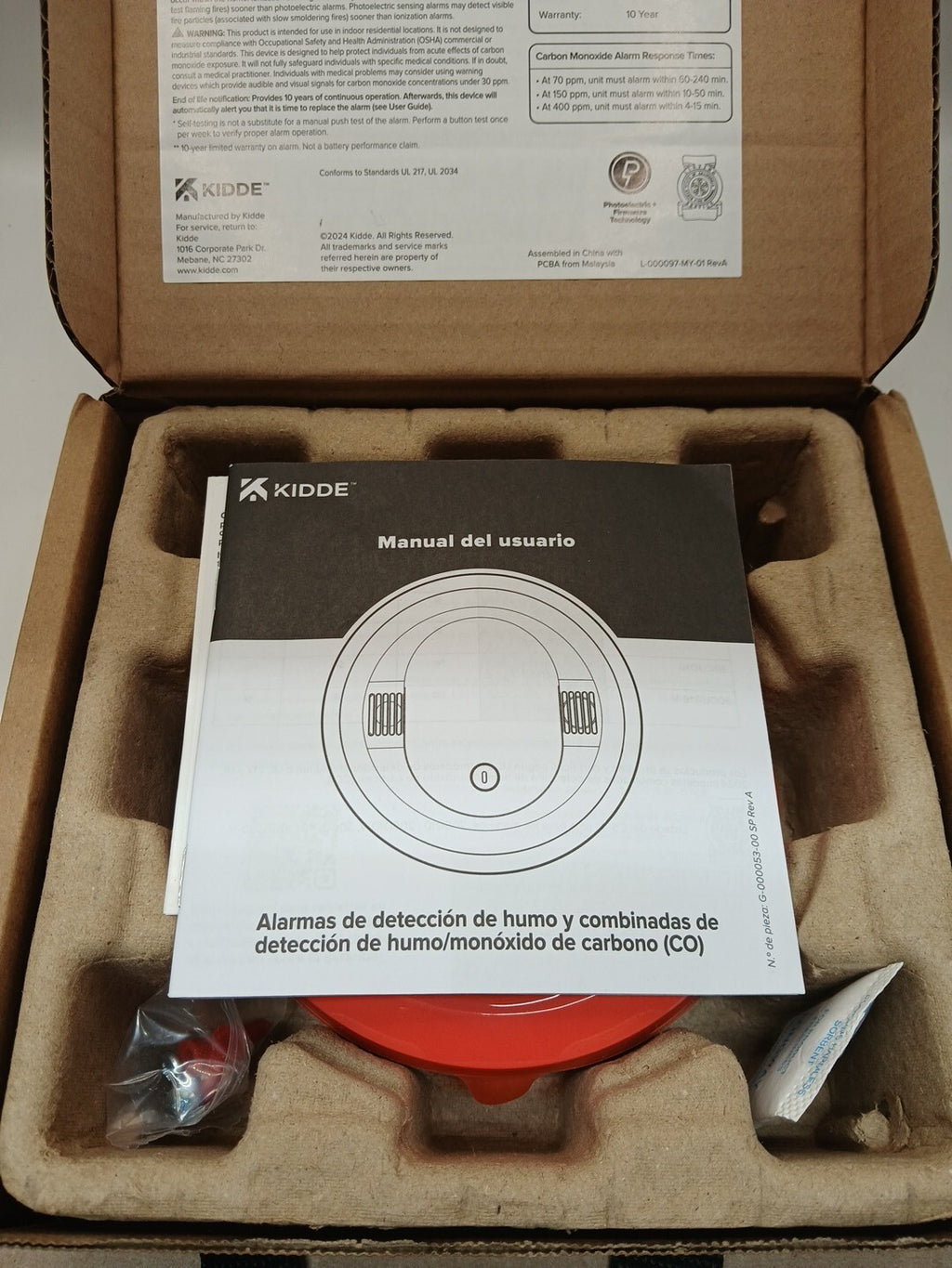 Kidde Smoke & Carbon Monoxide Alarm 30CUD10