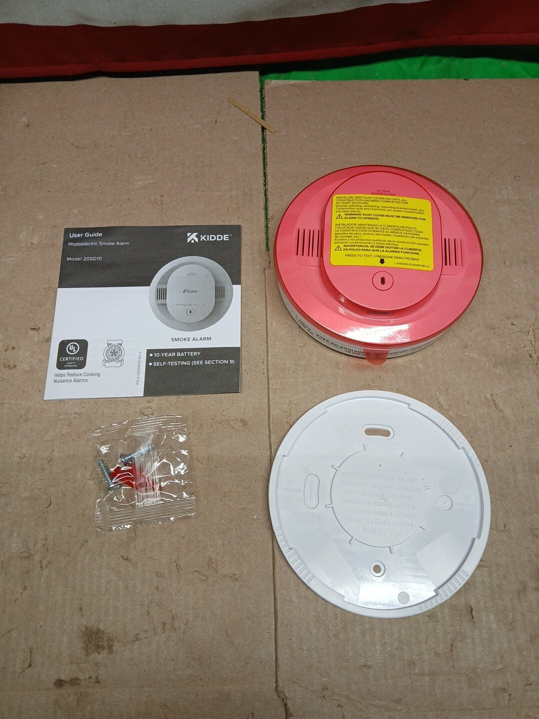 Kidde Smoke Detector Battery Powered LED Warning Light Indicators ,20SD10