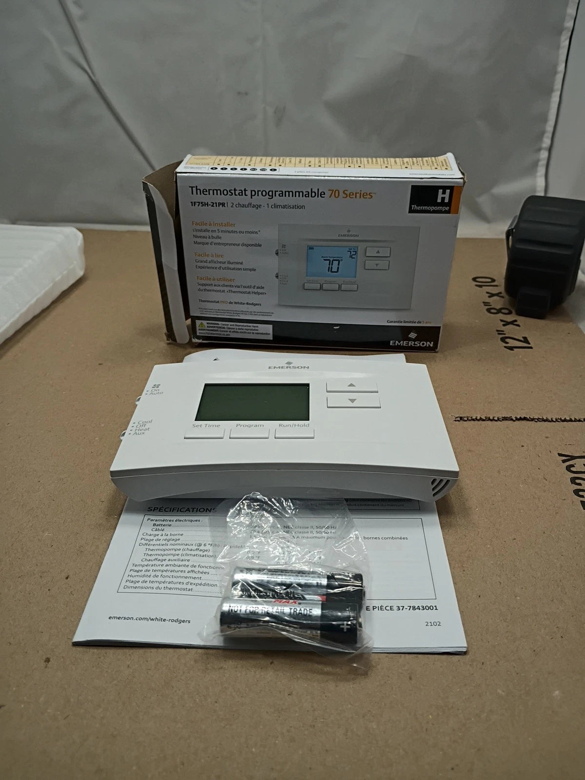 Thermostat Programmable 70 Series 1f75h-21pr 2 Chauffage -1cilmatisation Ob