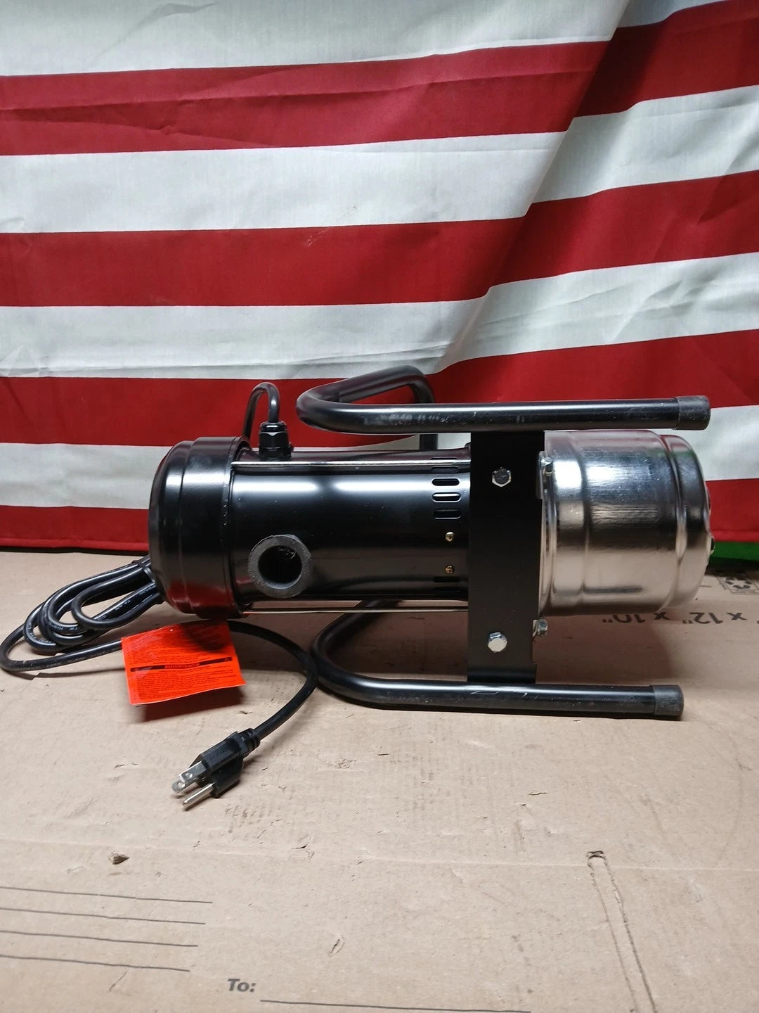 Wayne PLS100 14.1 GPM 60 PSI 120V Stainless Steel Portable Sprinkling Pump 1 HP.