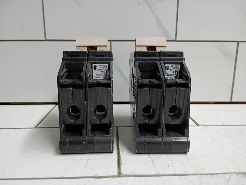 (2 Pack) Eaton CHF240 40A 120/240V 2-Pole Circuit Breaker Open Box