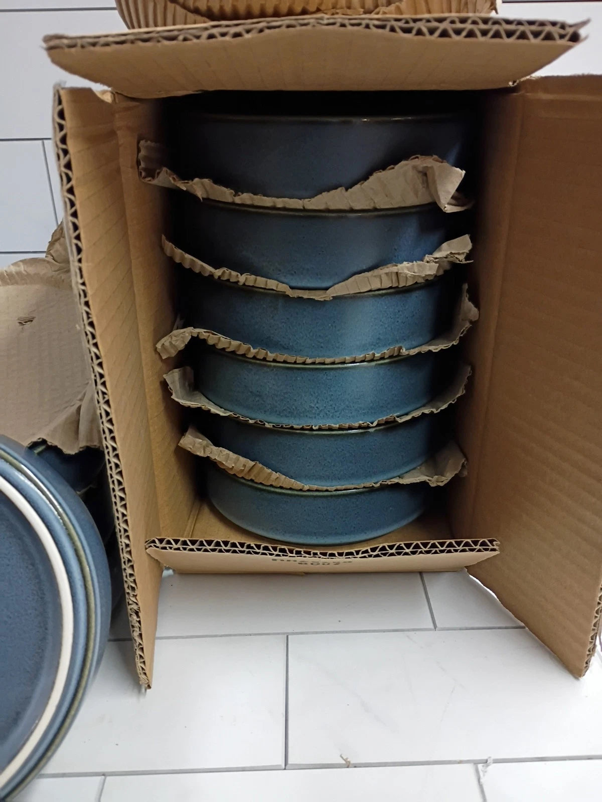 Lot of 12 Steelite International 6124RG094 Stack Bowl 6 1/4"x 1 3/4" 17oz Storm