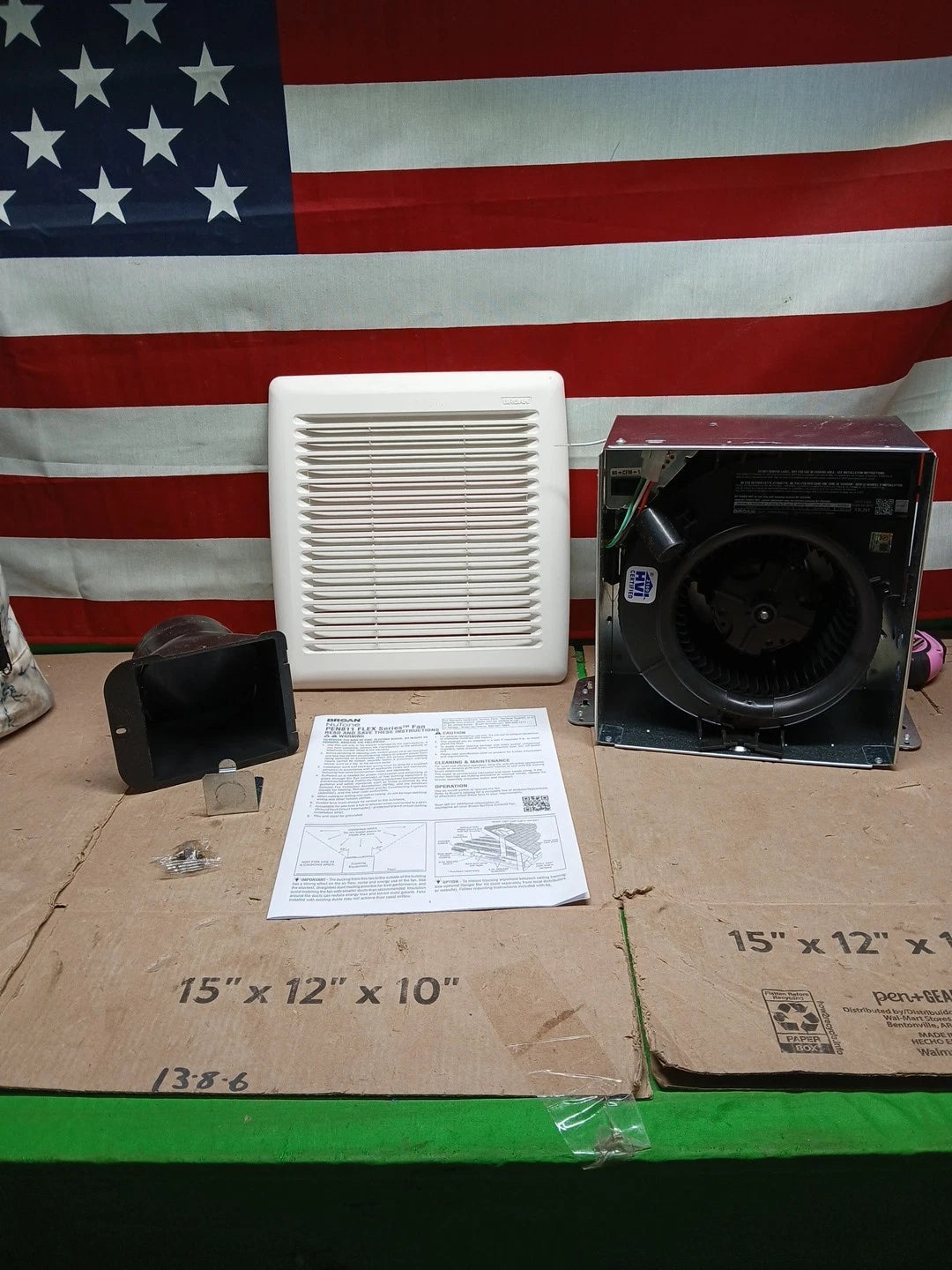 Broan-NuTone Flex Series Bathroom Ceiling Exhaust Fan 80-110 CFM Energy Star
