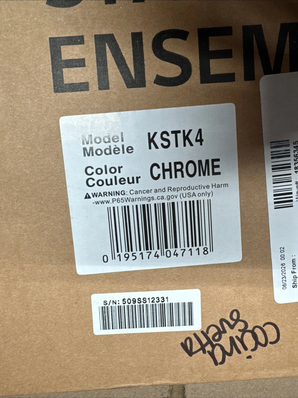LG KSTK4 27" Stack Kit