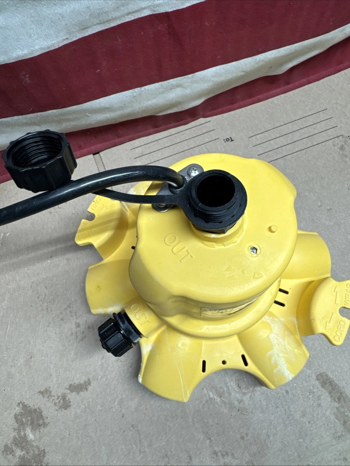 Wayne 1/6 HP WaterBUG Submersible Utility Pump with Multi-Flo Technology USED.,"