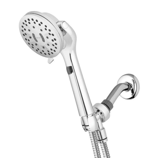 Waterpik Hand Held Shower Head Chrome 180-Degree 5-Modes QBS-563MEB