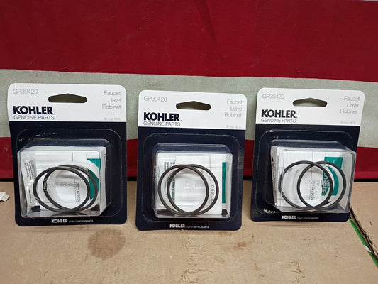 Lot Of 3 Kohler GP30420 ~ O-Ring Seal Kit for Kitchen Faucets.