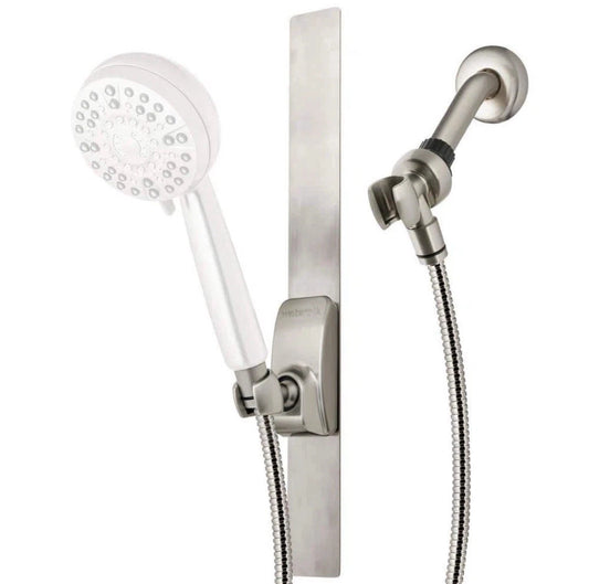 Waterpik 18 in. Magnetic Shower Slide Strip Accessory Kit in Brushed Nickel