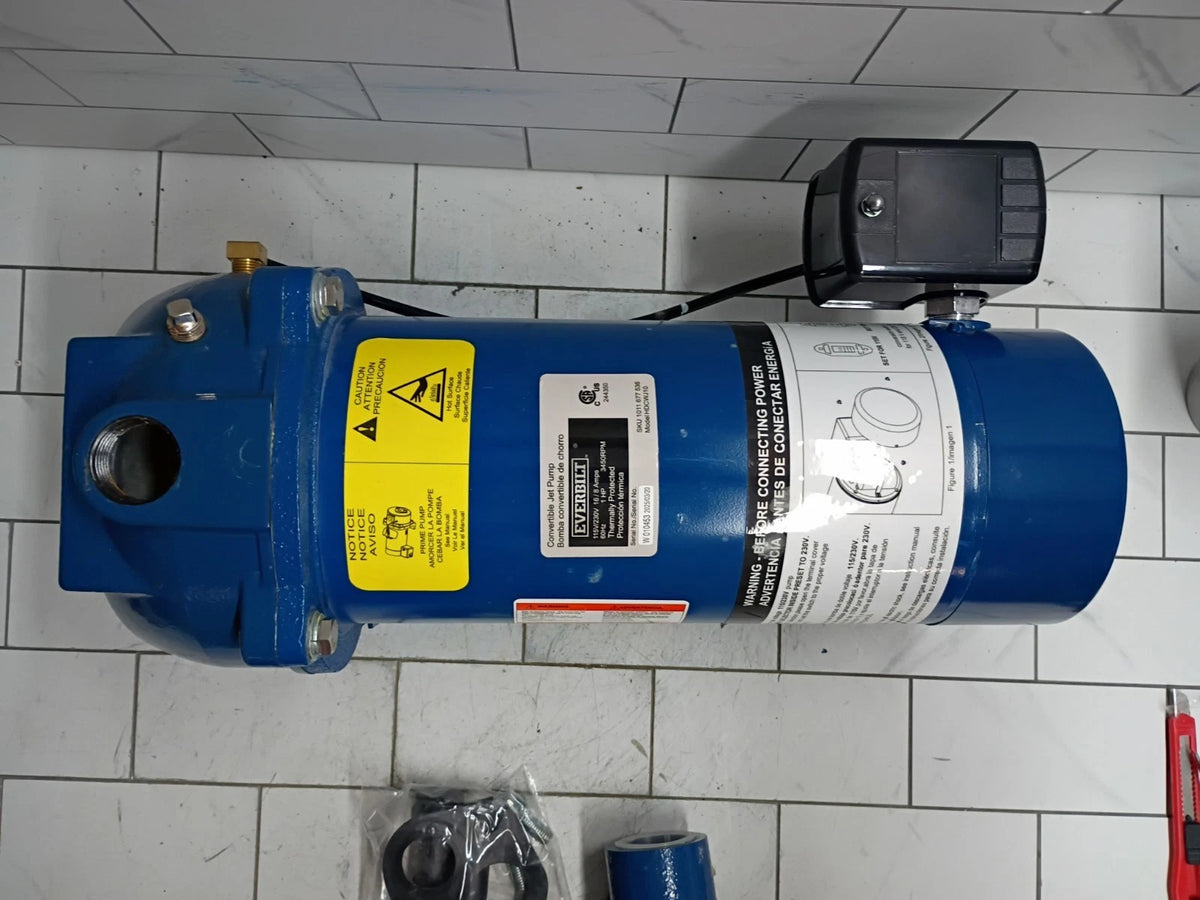 Everbilt HDCWJ10, 1 HP Professional Convertible Jet Pump PARTS ONLY