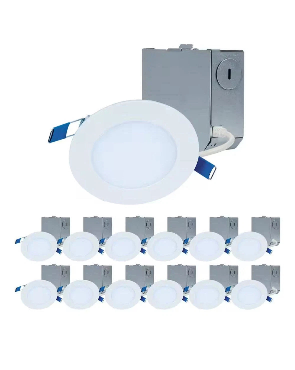 Halo 4 in LED Ultra Thin Downlight LED Recessed Light (12 pack)