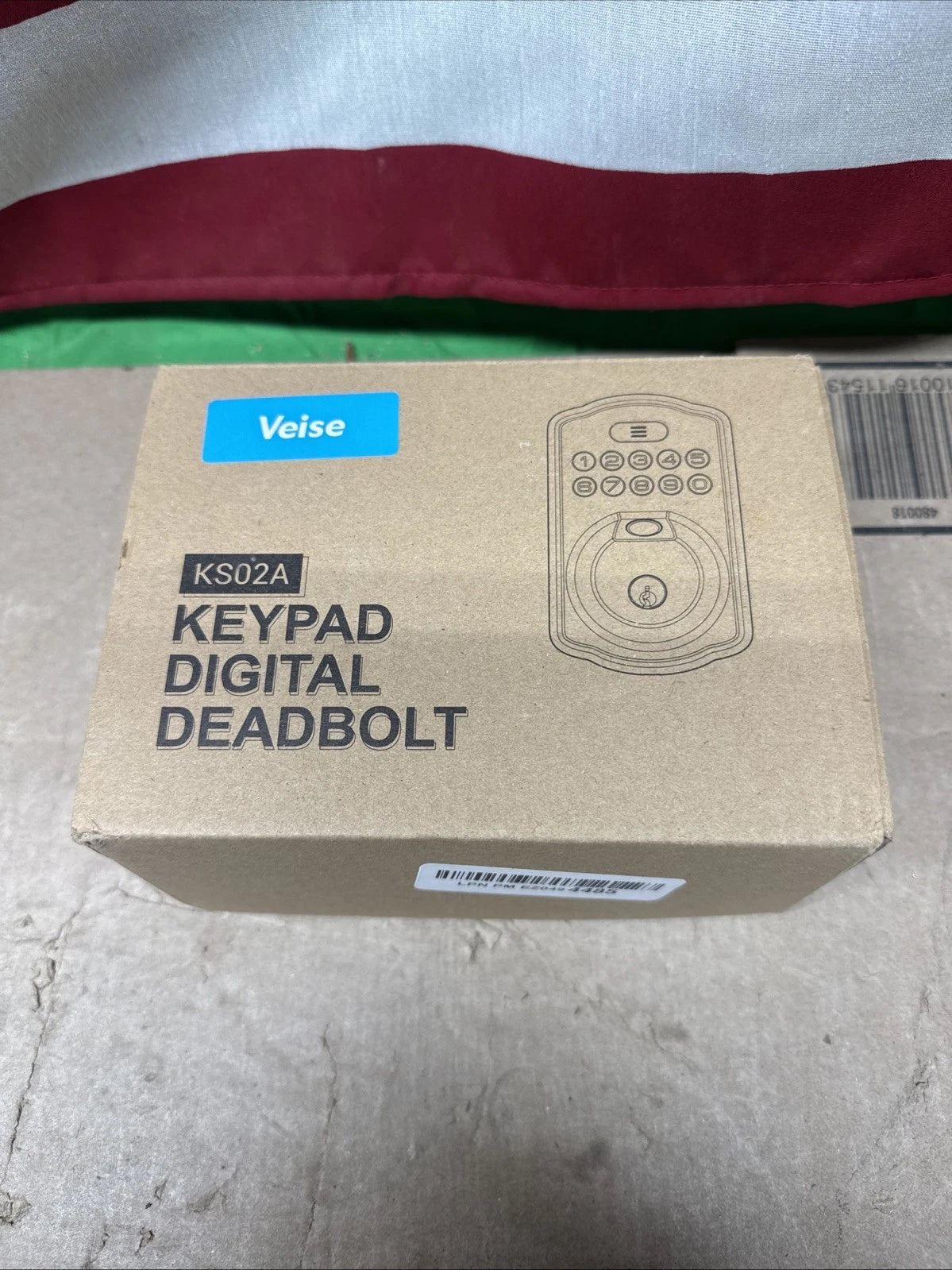 Veise Keypad Digital Deadbolt KS02A Keyless Door Lock Electronic Fingerprint